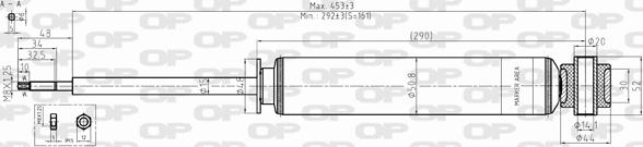 Open Parts SAB8288.32 - Amortisseur cwaw.fr