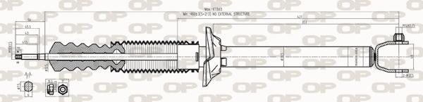 Open Parts SAB8283.32 - Amortisseur cwaw.fr