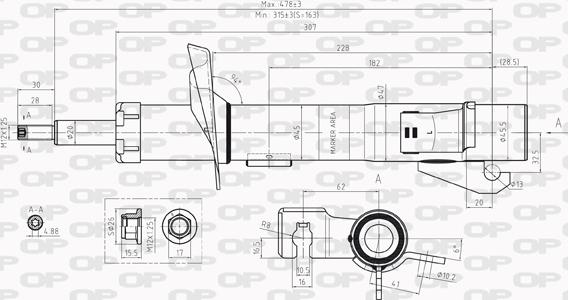 Open Parts SAB8230.31 - Amortisseur cwaw.fr