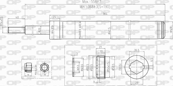 Open Parts SAB8233.31 - Amortisseur cwaw.fr