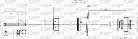 Open Parts SAB8223.32 - Amortisseur cwaw.fr