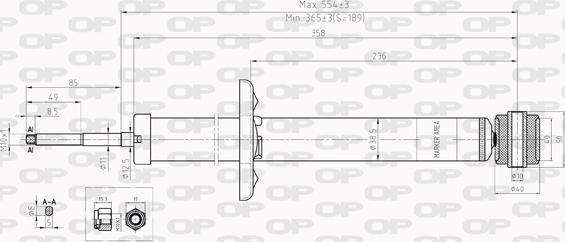 Open Parts SAB8227.32 - Amortisseur cwaw.fr