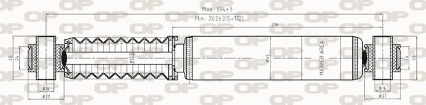 Open Parts SAB8279.32 - Amortisseur cwaw.fr