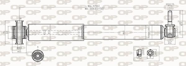 Open Parts SAB8271.32 - Amortisseur cwaw.fr