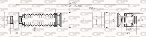 Open Parts SAB8272.32 - Amortisseur cwaw.fr