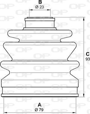 Open Parts SJK7034.00 - Joint-soufflet, arbre de commande cwaw.fr