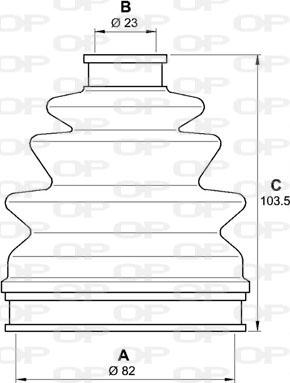 Open Parts SJK7197.00 - Joint-soufflet, arbre de commande cwaw.fr