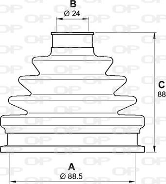 Open Parts SJK7139.00 - Joint-soufflet, arbre de commande cwaw.fr