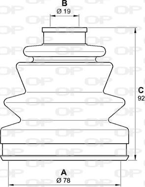 Open Parts SJK7170.00 - Joint-soufflet, arbre de commande cwaw.fr