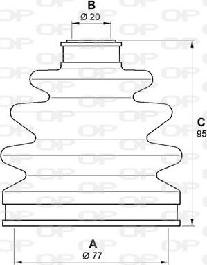 Open Parts SJK7178.00 - Joint-soufflet, arbre de commande cwaw.fr