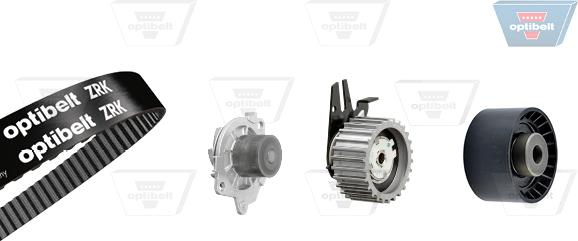 Optibelt KT 1426 W2 - Pompe à eau + kit de courroie de distribution cwaw.fr