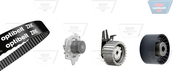 Optibelt KT1524W1 - Pompe à eau + kit de courroie de distribution cwaw.fr