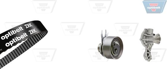 Optibelt KT 1075 W1 - Pompe à eau + kit de courroie de distribution cwaw.fr