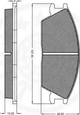 Optimal 9451 - Kit de plaquettes de frein, frein à disque cwaw.fr