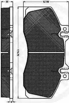 Optimal 9488 - Kit de plaquettes de frein, frein à disque cwaw.fr