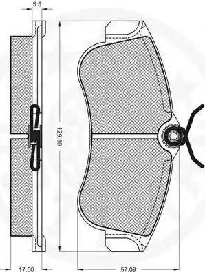 Optimal 9689 - Kit de plaquettes de frein, frein à disque cwaw.fr