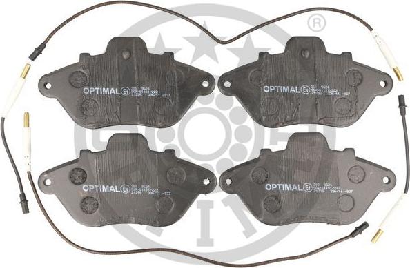 Optimal 9624 - Kit de plaquettes de frein, frein à disque cwaw.fr