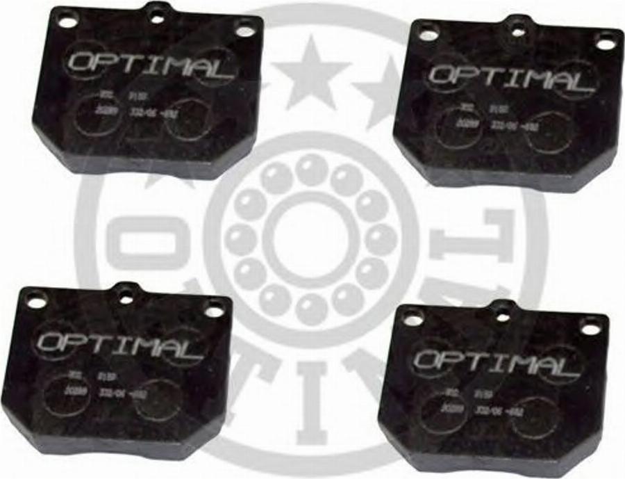 Optimal 9159 - Kit de plaquettes de frein, frein à disque cwaw.fr