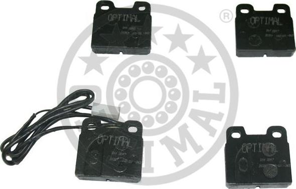 Optimal 9847 - Kit de plaquettes de frein, frein à disque cwaw.fr