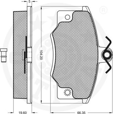 Dipasport 9306 - Kit de plaquettes de frein, frein à disque cwaw.fr