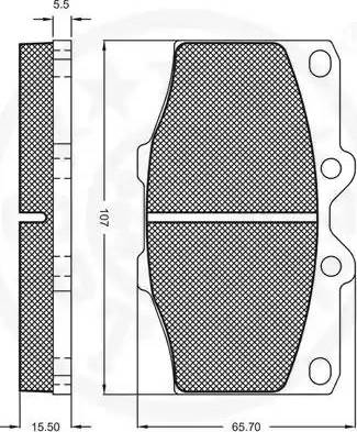 Optimal 9268 - Kit de plaquettes de frein, frein à disque cwaw.fr