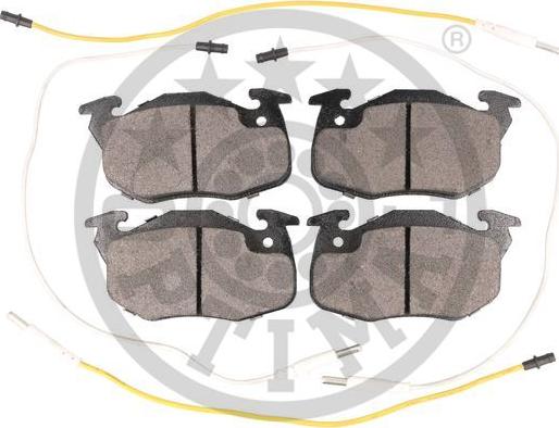 Optimal 9750 - Kit de plaquettes de frein, frein à disque cwaw.fr