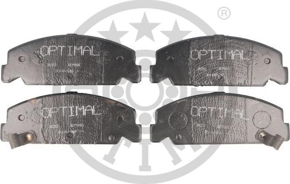 Optimal 9786 - Kit de plaquettes de frein, frein à disque cwaw.fr