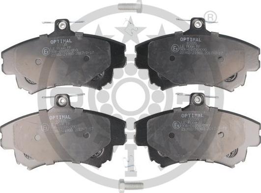 Optimal 10335 - Kit de plaquettes de frein, frein à disque cwaw.fr