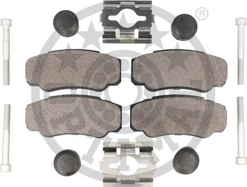 Optimal BP-12029 - Kit de plaquettes de frein, frein à disque cwaw.fr