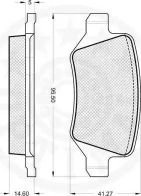 Optimal 12119 - Kit de plaquettes de frein, frein à disque cwaw.fr