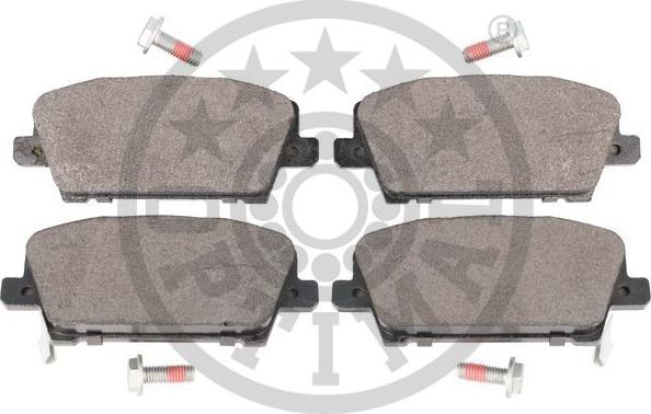 Optimal BP-12386 - Kit de plaquettes de frein, frein à disque cwaw.fr