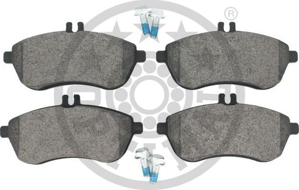 Optimal 12387 - Kit de plaquettes de frein, frein à disque cwaw.fr