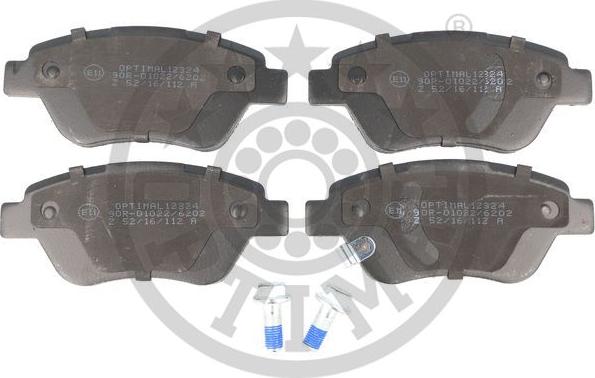 Optimal BP-12324 - Kit de plaquettes de frein, frein à disque cwaw.fr