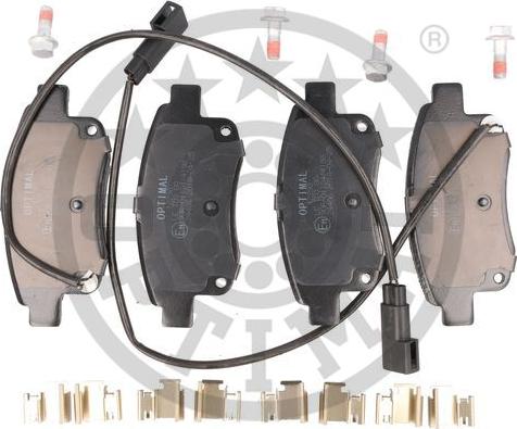 Optimal 12298 - Kit de plaquettes de frein, frein à disque cwaw.fr