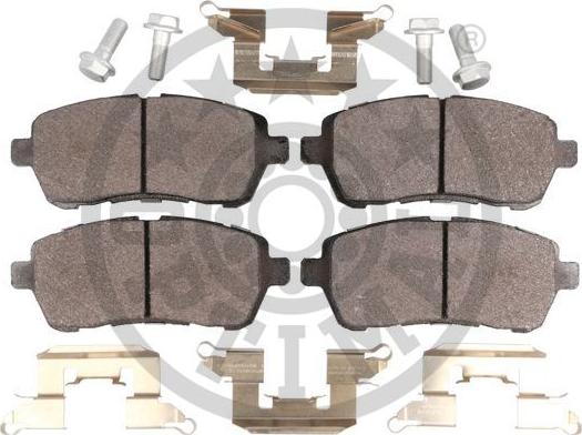 Optimal BP-12709 - Kit de plaquettes de frein, frein à disque cwaw.fr