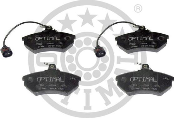 Optimal BP-10003 - Kit de plaquettes de frein, frein à disque cwaw.fr