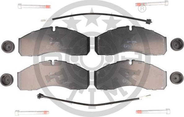 Optimal BP-12026 - Kit de plaquettes de frein, frein à disque cwaw.fr