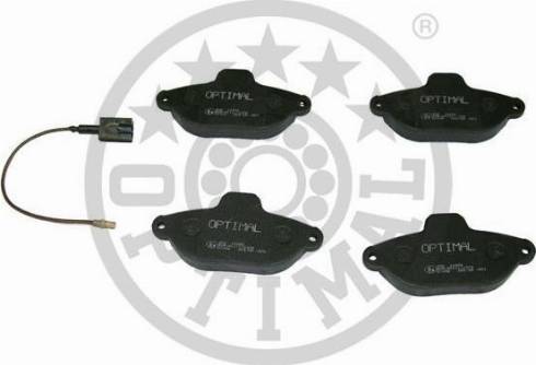 Optimal BP-12332 - Kit de plaquettes de frein, frein à disque cwaw.fr