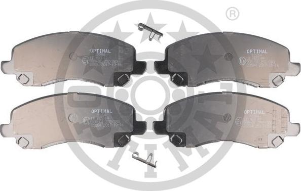 Optimal BP-12284 - Kit de plaquettes de frein, frein à disque cwaw.fr