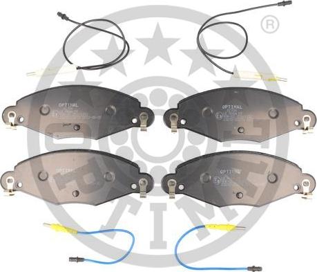 Optimal BP-82704 - Kit de plaquettes de frein, frein à disque cwaw.fr