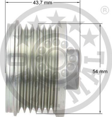 Optimal F5-1098 - Poulie, alternateur cwaw.fr