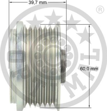 Optimal F5-1027 - Poulie, alternateur cwaw.fr