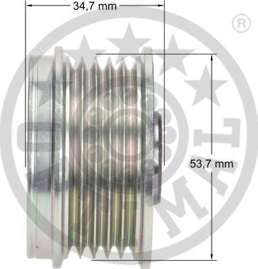 Optimal F5-1135 - Poulie, alternateur cwaw.fr