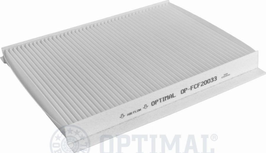 Optimal OP-FCF20033 - Filtre, air de l'habitacle cwaw.fr