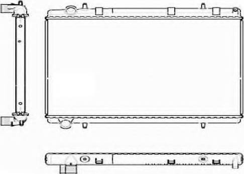 Ordonez 1020938815 - Radiateur, refroidissement du moteur cwaw.fr