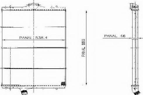 Ordonez 1020488825 - Radiateur, refroidissement du moteur cwaw.fr