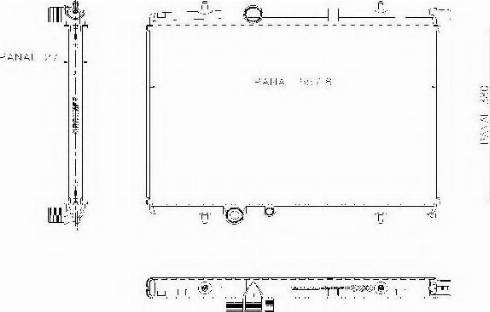 Ordonez 1020658815 - Radiateur, refroidissement du moteur cwaw.fr