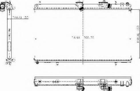 Ordonez 1020663810 - Radiateur, refroidissement du moteur cwaw.fr