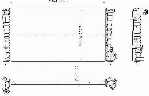 Ordonez 1020638809 - Radiateur, refroidissement du moteur cwaw.fr