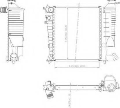 Ordonez 1020846809 - Radiateur, refroidissement du moteur cwaw.fr